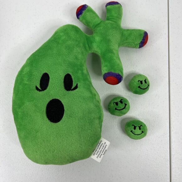 Attatoy Gallbladder Plush Body Organ Stuffed Toy Complete with Gallstones - Picture 7 of 10